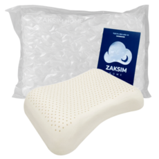 (기본커버 증정)작심홈 5cm 낮은베개 매우낮은베개 탈모예방베개 프리미엄 라텍스 천연라텍스 메모리폼 라텍스베개 목디스크 베개추천 태국 천연 유아용베개 초등학생베개 유치원생베개, 화이트