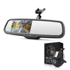 하이럭스 차량 후방 거울 스크린 디스플레이 후진 주차 모니터 특수 브래킷, 3. With 113AHD Camera