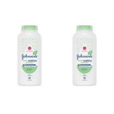 존슨즈 베이비 수딩 파우더 알로에 Johnsons Baby Pure Cornstarch Powder Aloe & Vit E, 2개, 200g