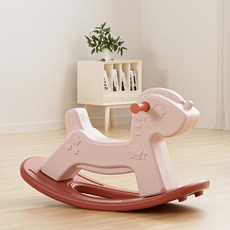 兒童搖馬木馬玩具, 粉色, 1個