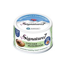 Signature7 心寵 爆漿肉醬貓罐 貓咪水果湯罐 80G【多罐組】, (肉)骨質保健｜雞肉+蘑菇X24罐, 24個, 80g, (肉)骨質保健/雞肉+木耳