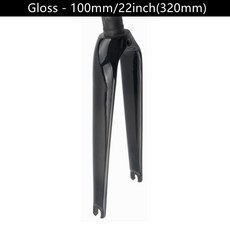 자전거 포크 카본 22인치 18 프론트 20 BMX 파이버 16 MTB 14 접이식 로드, Gl 22 inch 100mm, 한개옵션2