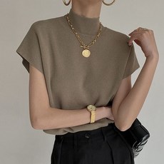 데일리 반팔니트 티셔츠 니트 숏 정장니트 니트티