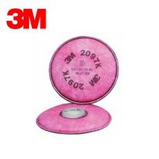 3M 양구형 특급방진필터 2097k 2097 방진필터 (2EA)