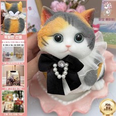 고양이스퀴시 1kg 모찌 뚱냥이 피규어 쫀득 말랑 촉감, T