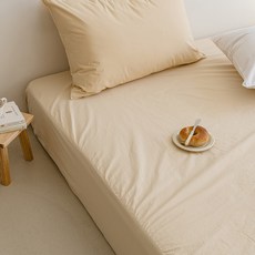클라우드 순면 40수 고밀도 홑겹 매트리스커버