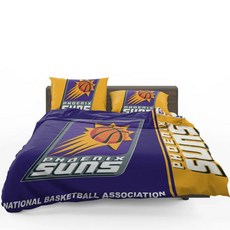 NBA 피닉스 썬즈 이불 배게 커버 세트 (싱글 더블) Phoenix Suns Duvet Cover Set, 포함