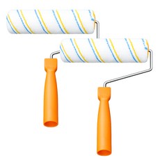 아띠꼴로 페인트 롤러 9인치 셀프 페인팅 칠 로라 도구 부자재, 2개