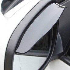 사이드미러 커버 자동차용품 사이드미러커버 사이드미러빗물받이, 2백미러커버-투명, 1개