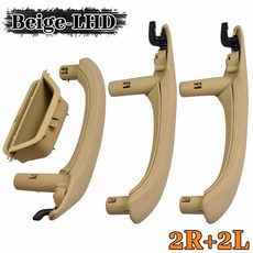 BMW 호환 X3 가죽 자동차 RHD 교체 세트 X4 2016 핸들 당김 도어 인테리어 어셈블리 2010 F25 LHD F26 커버, 4-LHD-Beige