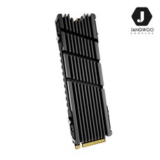 장우컴퍼니 JW-HTK03 Pro M.2 SSD 방열판, 블랙, 1개