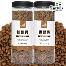 렌틸콩 800g X 2통 (1600g)_렌즈콩