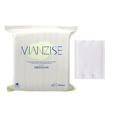 厚款化妝棉 - 美妝卸妝適用 濕敷/卸甲/敷臉, 1個, 【222片】拉鍊袋裝 化妝棉 棉片