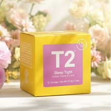 T2 슬립타이트 티백, 25개입, 1박스, 40g