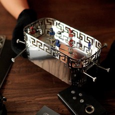 기계식 폭격기 3D 금속 퍼즐 조립 입체 항공기 메탈 모델 성인용 DIY 14세이상, I. 9. 기계 탁상 아이스하키+전용, 1개