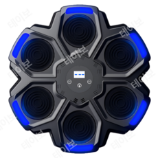 스마트 뮤직 복싱기계 복싱 샌드백 다이어트 유산소 스트레스해소, 블랙 + 복싱 장갑