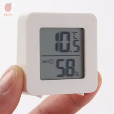 방울스토어 미니 디지털 온습도계 화이트 실내공기측정기