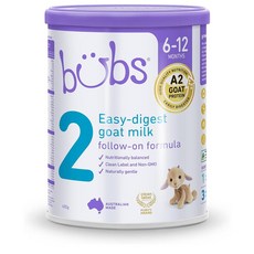 법스 고트 밀크 팔로우 온 스테이지2 분유 6-12개월 이상 400g Bubs Goat Milk Follow On Formula Stage 2, 1개
