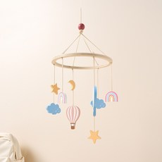 [MODERN HOUSE 중계점] 아이방꾸미기 감성 우드모빌 하늘 KL0925002, 1개, 이미지참고