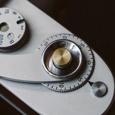 카메라 액세서리용 미니 황동 화이트 구리 셔터 릴리즈 버튼, 1개, 4. A