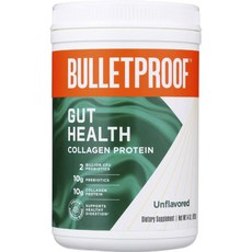 Bulletproof Gut Health水解膠原蛋白綜合補充粉 無調味, 392g, 1個