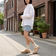 아디다스 스탠스미스 여성 여름 뮬 슬립온 캐주얼 신발 No.1784134