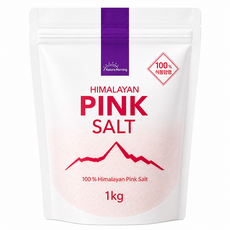 네이처모닝 히말라야 핑크솔트 가는소금, 1kg, 5개