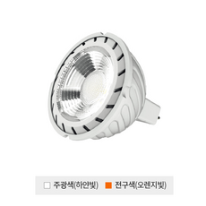 CR LED MR16 12V 5W 할로겐 스포트 램프 조명, 1개, 전구색