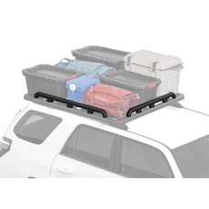 YAKIMA 黑四驅ALL BLACK 重型車頂架平台，附側邊護欄及外圍導軌套件，堅固耐用，擴展車頂空間, 1個, N款 - 外圍導軌套件