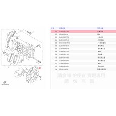 YAMAHA 山葉 2JS-F582T-00 前輪 剎車圓盤 BWSR 勁戰四代 五代 前碟盤, 1個