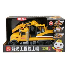 風車圖書 FOOD超人擬真聲光工程挖土機