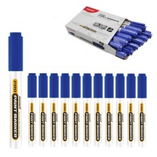 모나미 프로 페인트마카 산업마카 마카펜 노랑 옐로 1갑 12개입, 청색 1갑 12개입