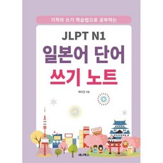 JLPT N1 일본어 단어 쓰기 노트:기적의 쓰기 학습법으로 공부하는, 세나북스