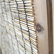 정원 꾸미기 천연갈대발 3폭 90x165cm 베란다 햇빛 가림막 예쁜문발 나무발