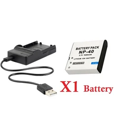 NP-40 NP40 배터리 카시오 EX-Z30 Z40 Z50 Z55 Z57 Z400 Z750 Z850 FC100 KOMERY 4K 카메라 캠코더 NP 40 1