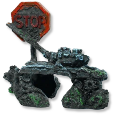 글로리존 수족관 전차 탱크 어항 장식, 1개