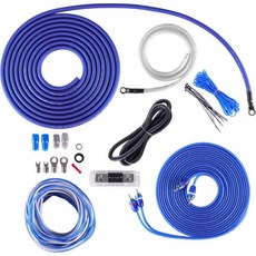 스카르 오디오 4 게이지 OFC 빅 3 전체 업그레이드 전기 배선 키트 SKBIG30GA, Skar Audio 4 게이지 (OFC)