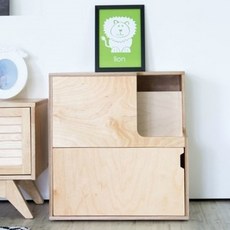 젤리치즈 고양이자작원목화장실 UV코팅, 샌딩마감, 1개