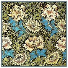 오렌코 오리지널 윌리엄 모리스 국화 꽃 디테일 디자인 십자수 Orenco Originals William Morris Chrysanthemum Flower Detail Design