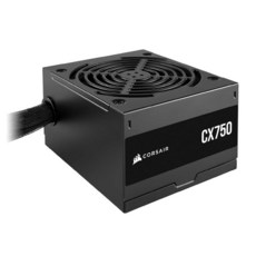 CORSAIR CX750 80 플러스 브론즈 비모듈형 저소음 ATX 750와트 전원 공급 장치 - NA 블랙, 비모듈러, 750 Watts