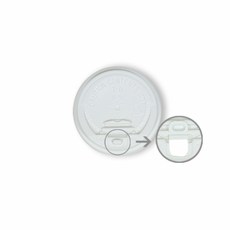 8온스 커피컵뚜껑 (개폐형 백색) 100개, 1개