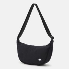 [데상트] M 크로스백 UQC SQ123UBG1A-BLK 스몰 경량 하프문백 / BLACK, 사이즈:FREE, 상세 설명 참조