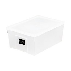 투명 화이트 수납함 반투명 손잡이형 큐브바스켓 정리 3호 악세사리보관함 약보관함 kei5522ev