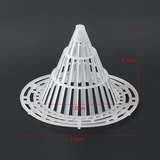 園藝花盆墊片 小盆栽多肉花盆堵孔 防漏土防爛根透氣排水錐形底墊子, 1個, 大號