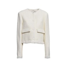 MSGM 프린지 플랩 포켓 트위드 재킷