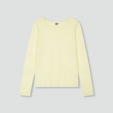 JAJU 여 코튼 강연 레이어드 긴팔티 J115201103021 549524