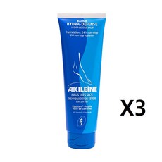 Akileine 아킬렌 하이드라 디펜스 풋 밤 크림 125ml, 1개입