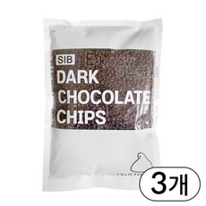 선인 다크초코칩 초콜렛칩 푸디쉬 다크 초코칩, 선인 다크초코렛칩 1kg, 3개