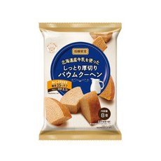 일본 몬토와루 저당질 홋카이도우유 촉촉한 두껍게자른 바움쿠헨 8개입