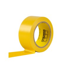 PVC 안전 경고 테이프 흑황 줄무늬 바닥 표시 방수 내마모 구역 표시 테이프, 50_반사4.8cmx50m흑황색, 1개